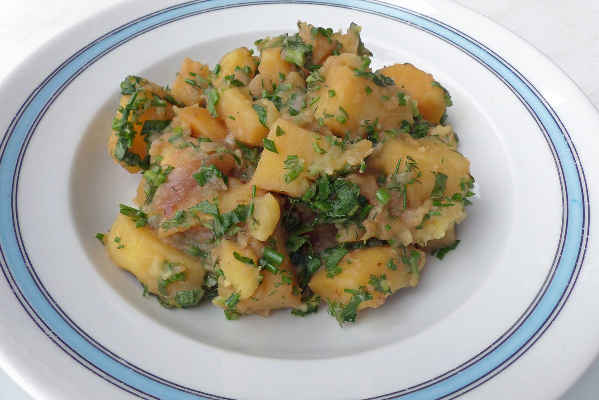 Kartoffeln gedünstet auf Tiroler Art