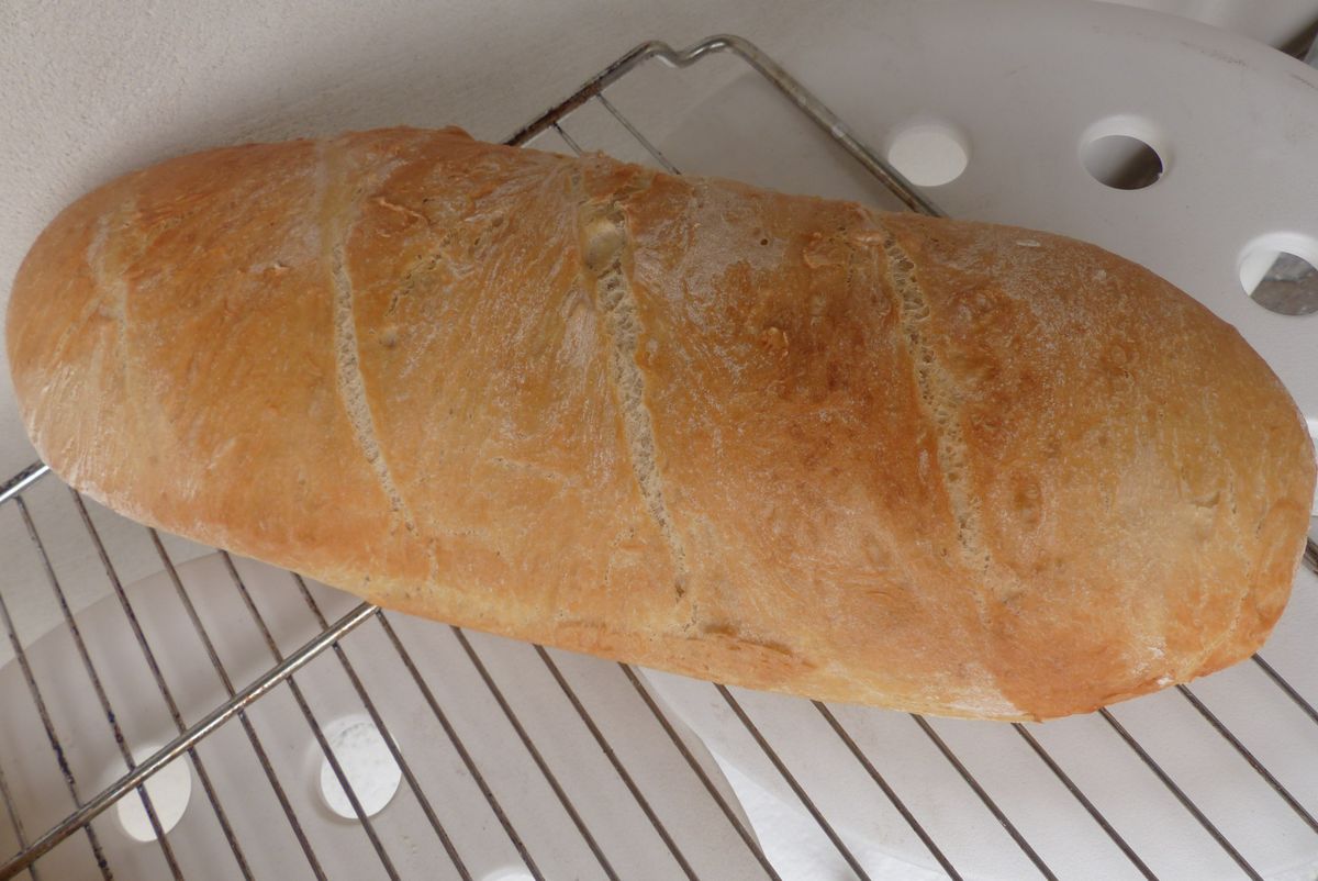 Weißbrot, freigeschobener Brotwecken
