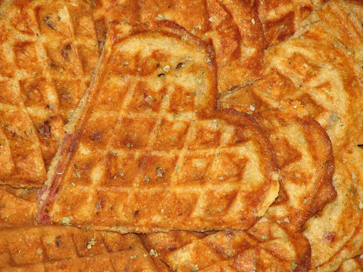 Pizza-Waffeln
