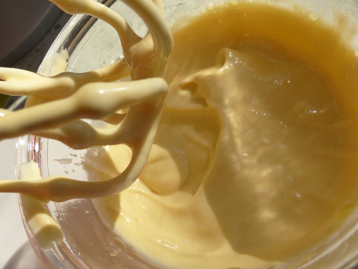 Mayonnaise rühren