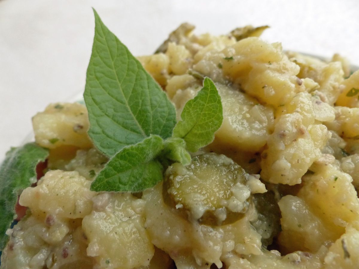 Kartoffelsalat mit Pesto