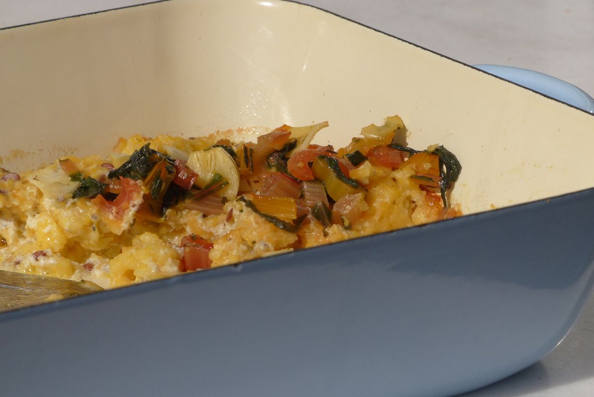 Polenta mit Mangold