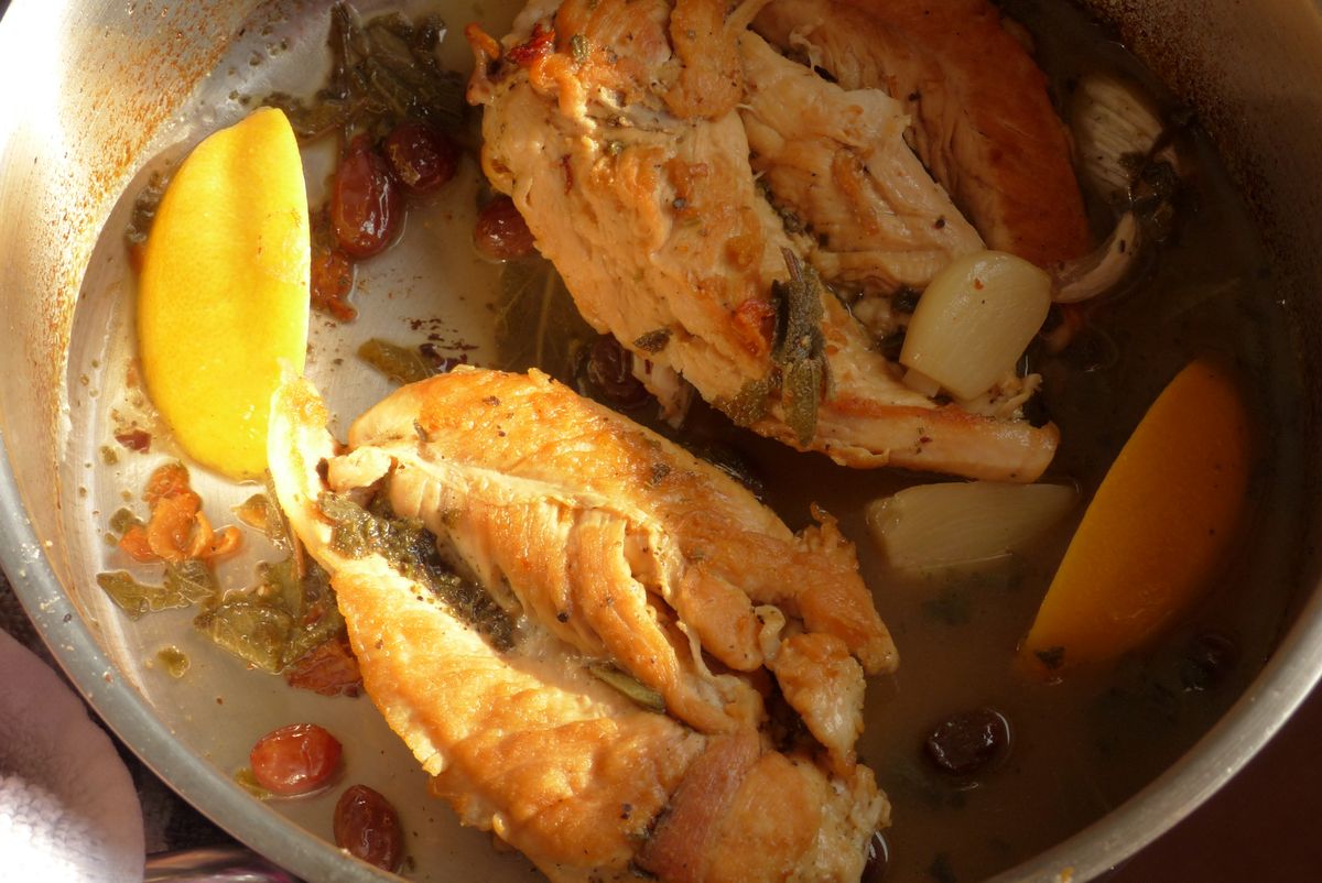 Hühnerfilet mit Salbei